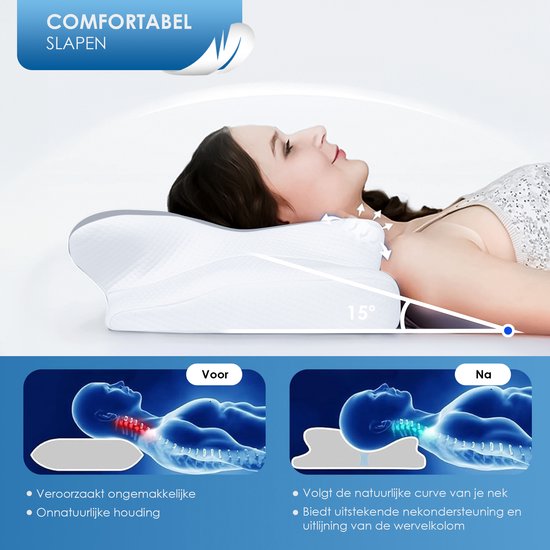 Ergonomisch hoofdkussen